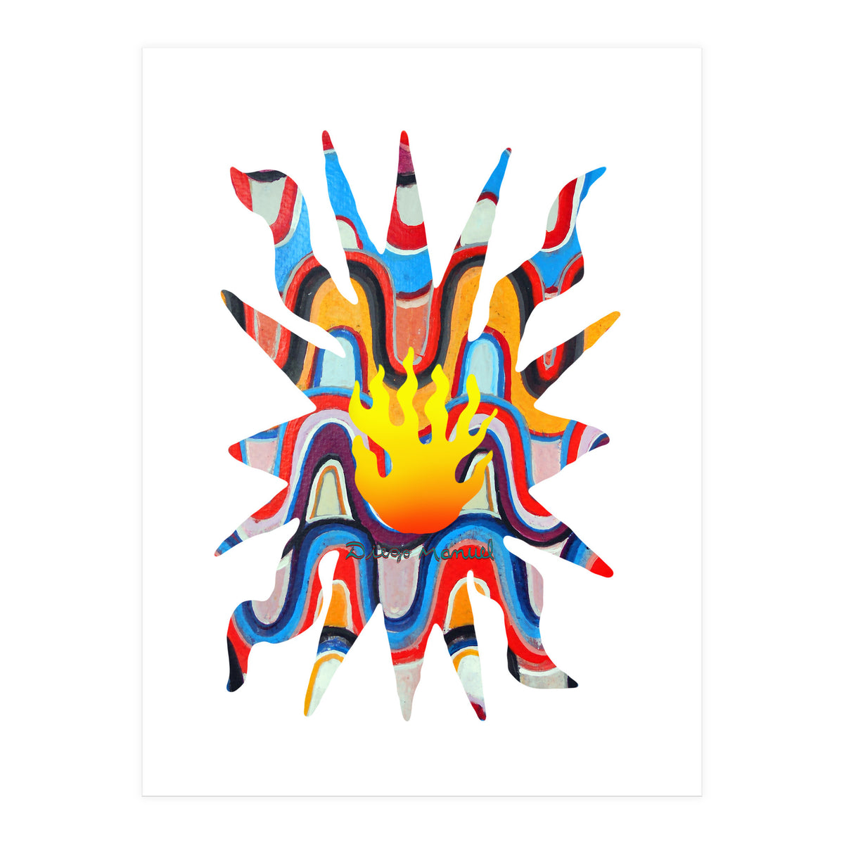 Fuego 34 Copia (Print Only)