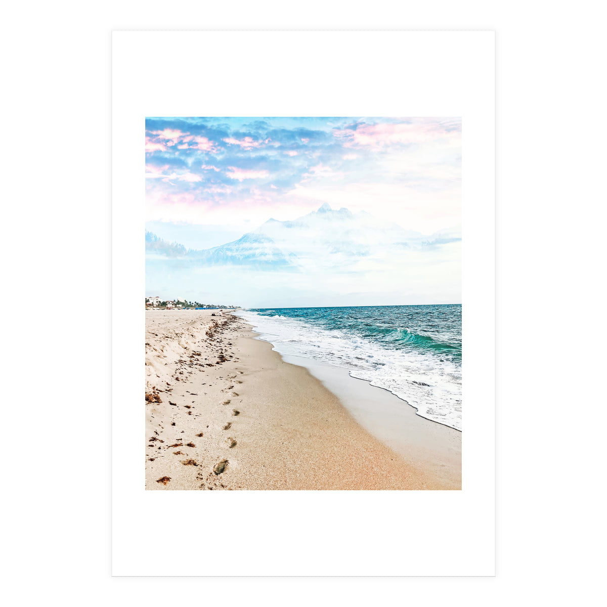 A Walk On The Beach (Print Only)