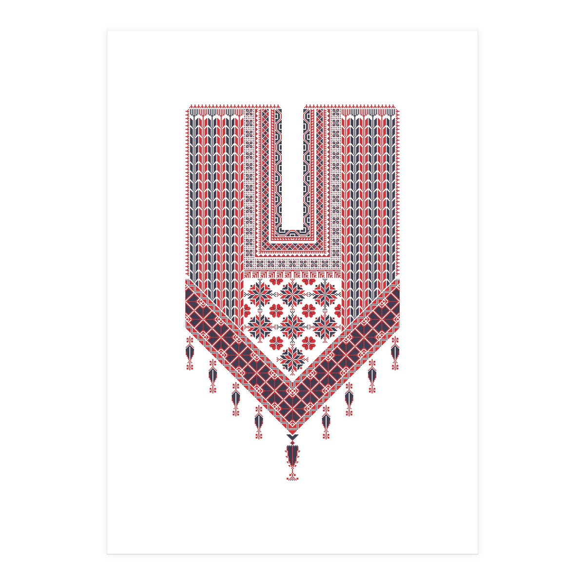 Tatreez Ornament 12 (Print Only)