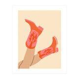 Cowgirl Boots Risography (Print Only) thumbnail
