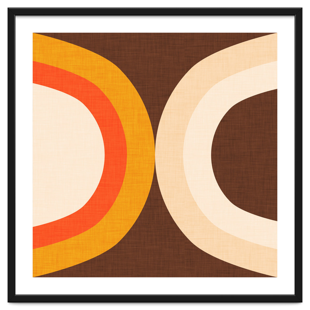 Classic Mid Mod Dot Brown