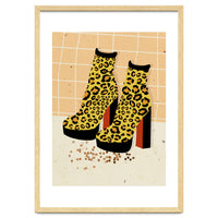 Leopard Disco Platforms