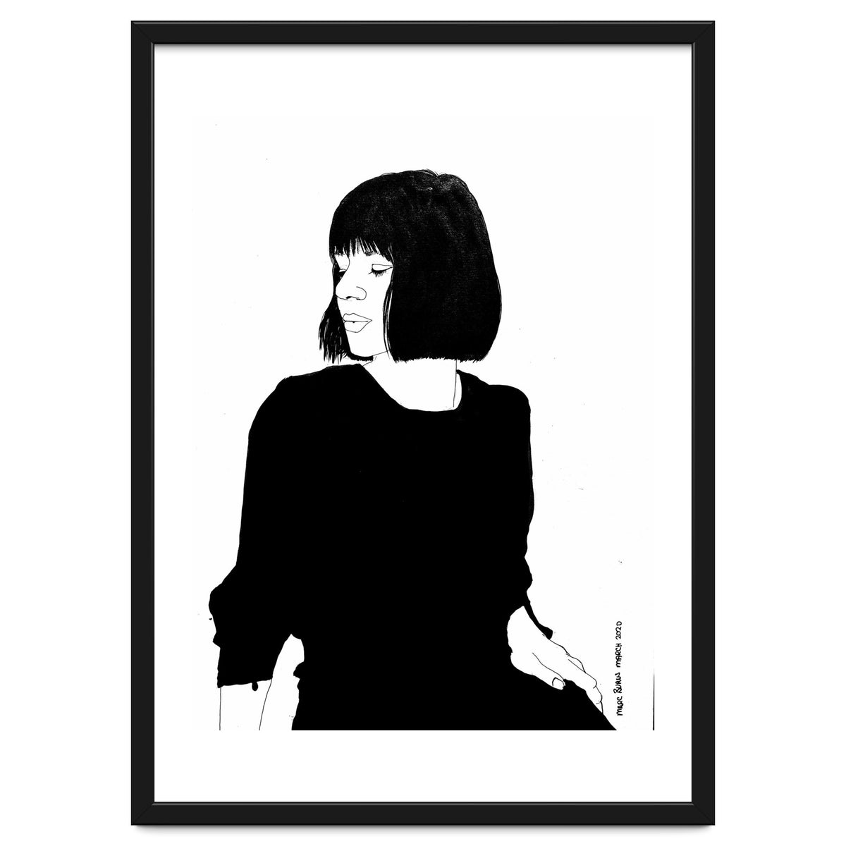 Untitled 84 - Woman in black