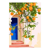 Wherever you go, go with all your heart | Summer Travel Morocco Boho Oranges | Architecture Building (Print Only) thumbnail