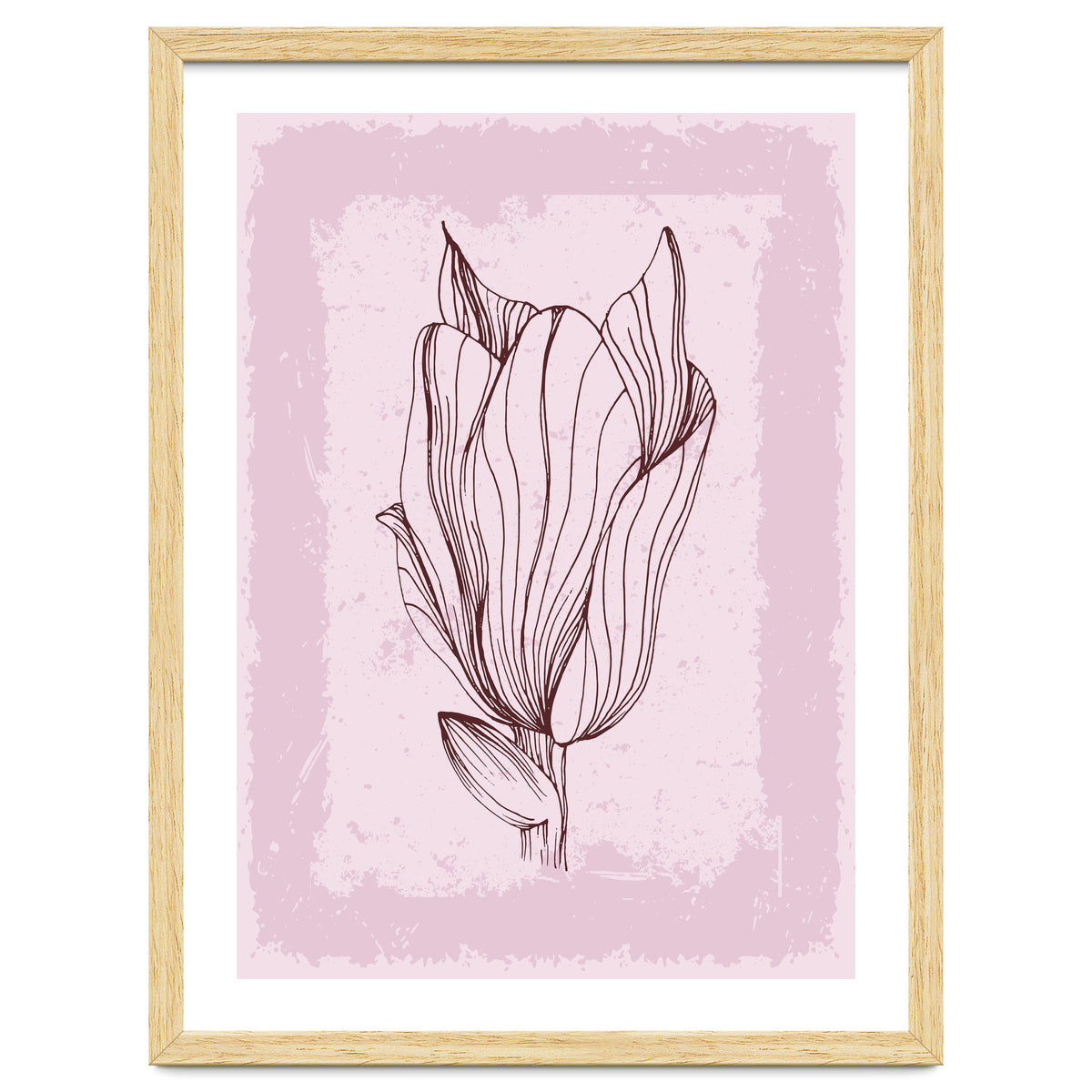 Magnolia Abstract Geometric Nordic