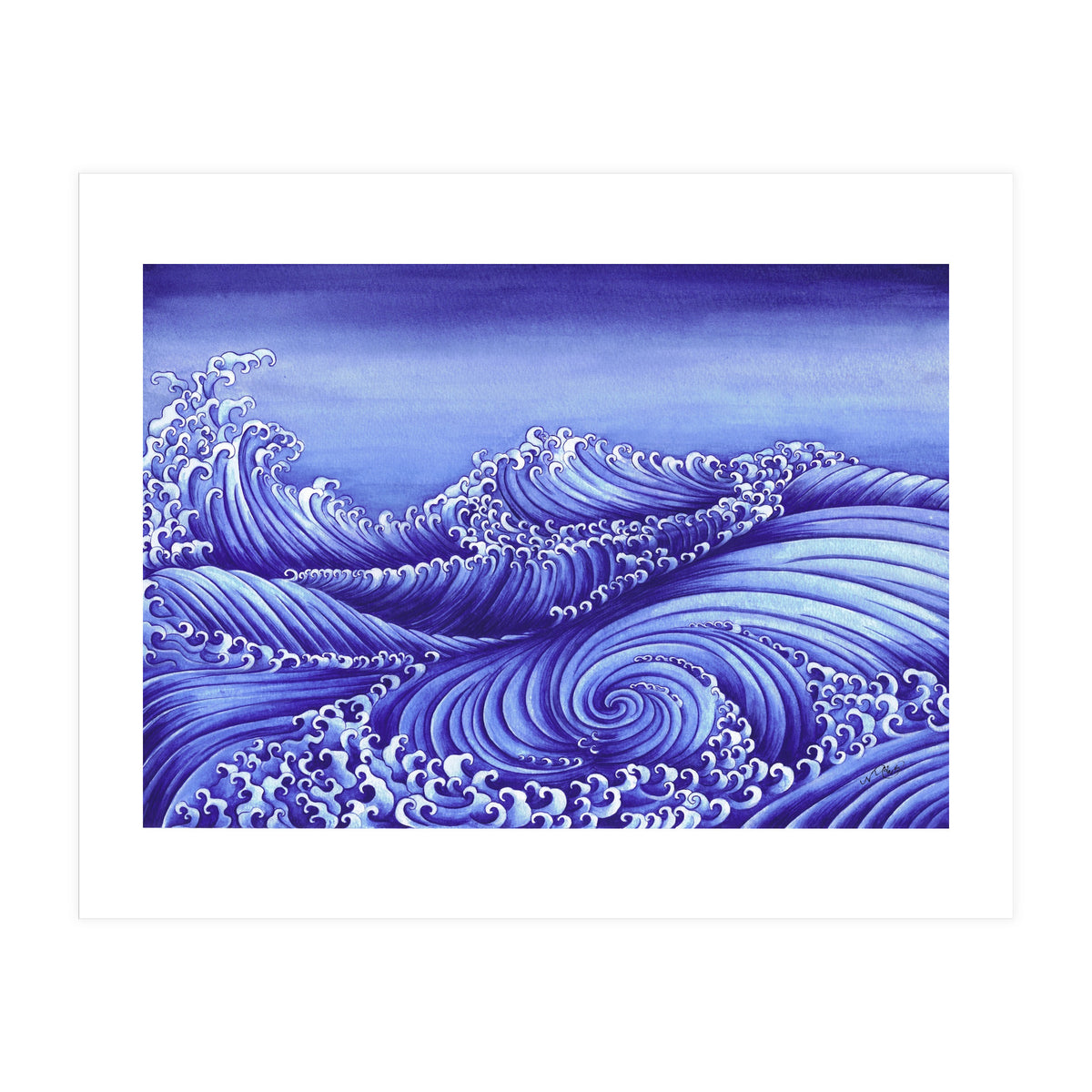 Turbulent Water Triptych part 1 (Print Only)