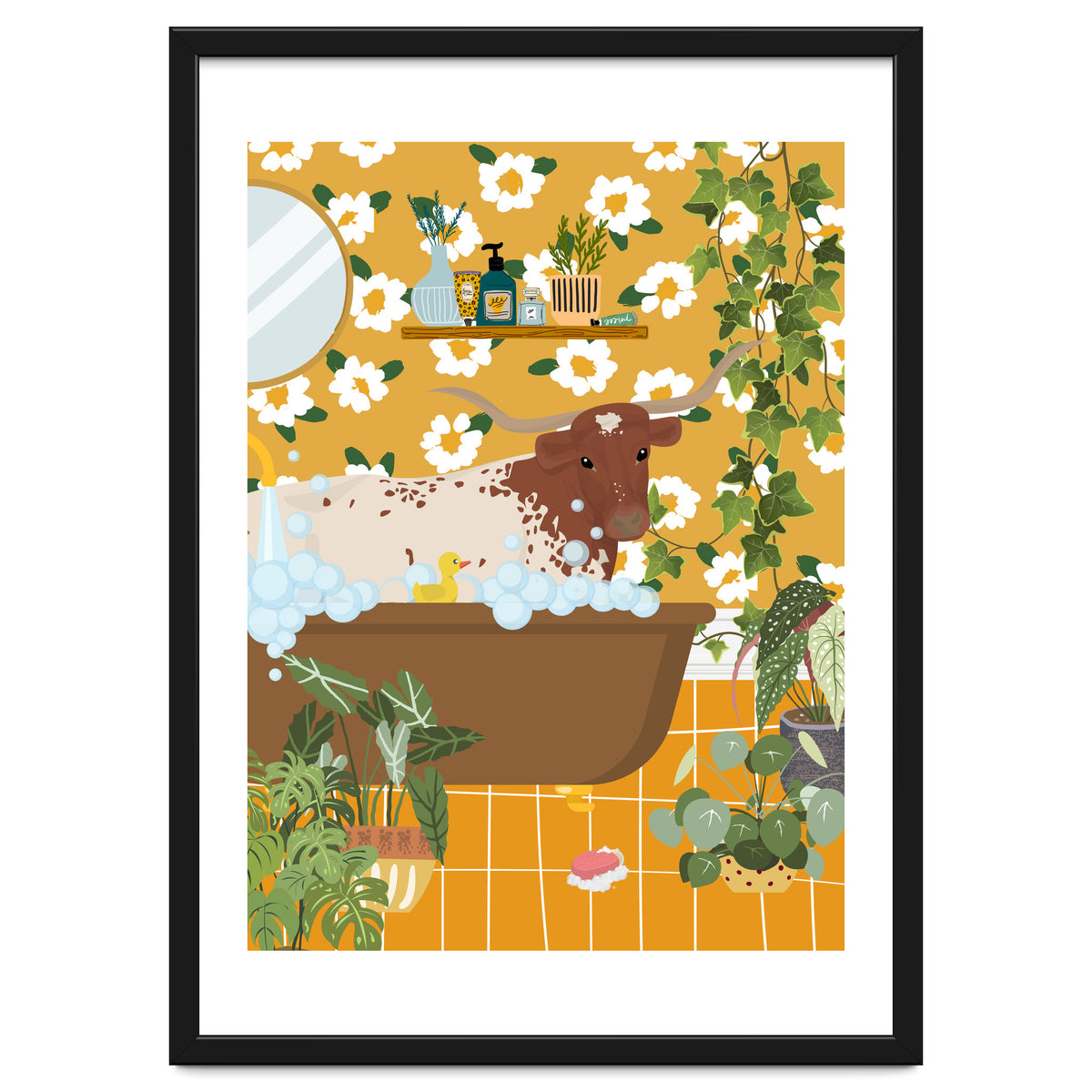 Texas Longhorn in My Bathtub