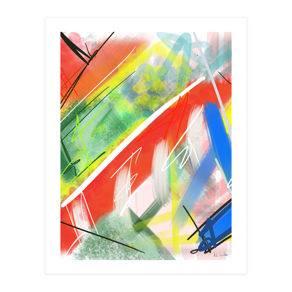 Roads Of Life 5 (Print Only)