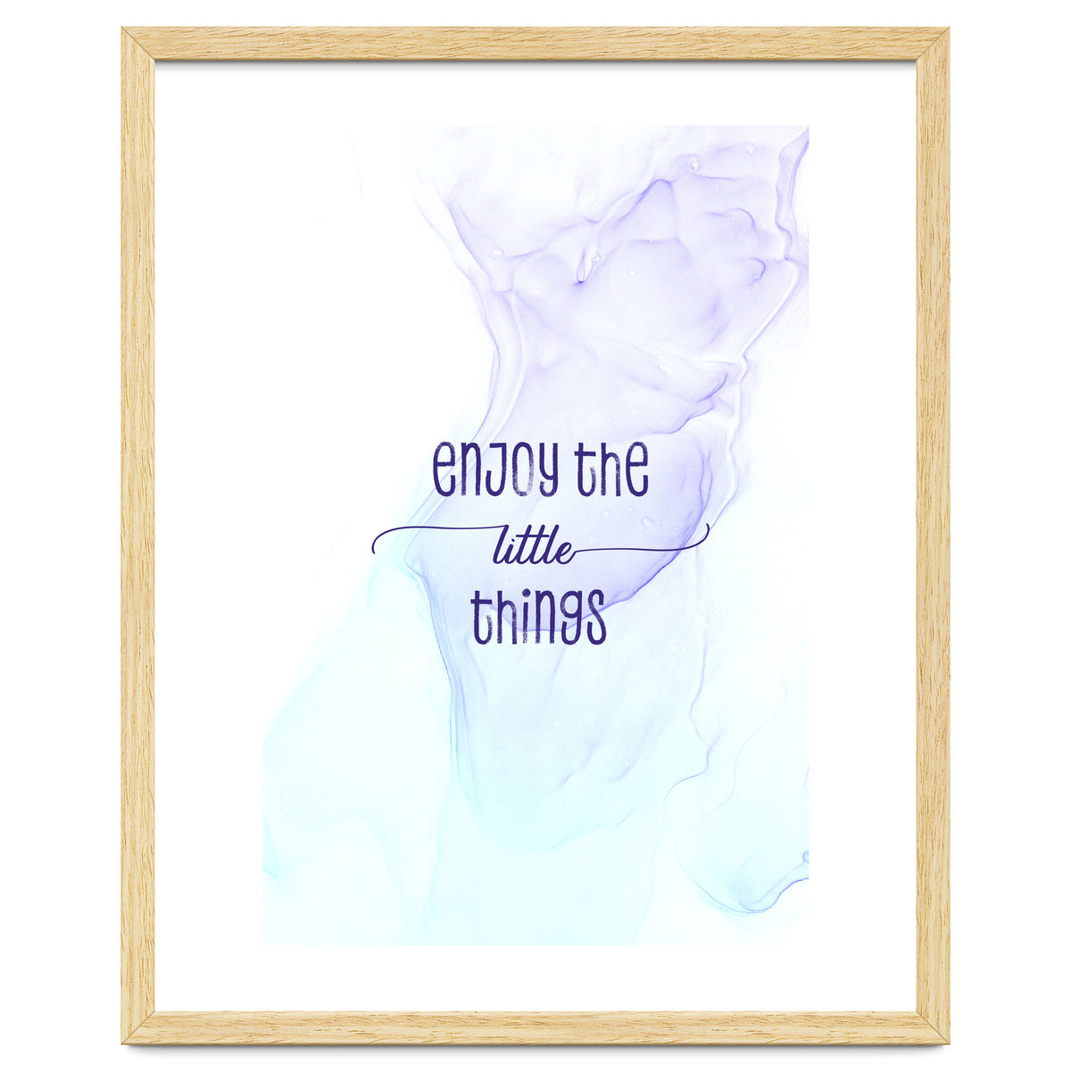 Enjoy the little things | floating colors