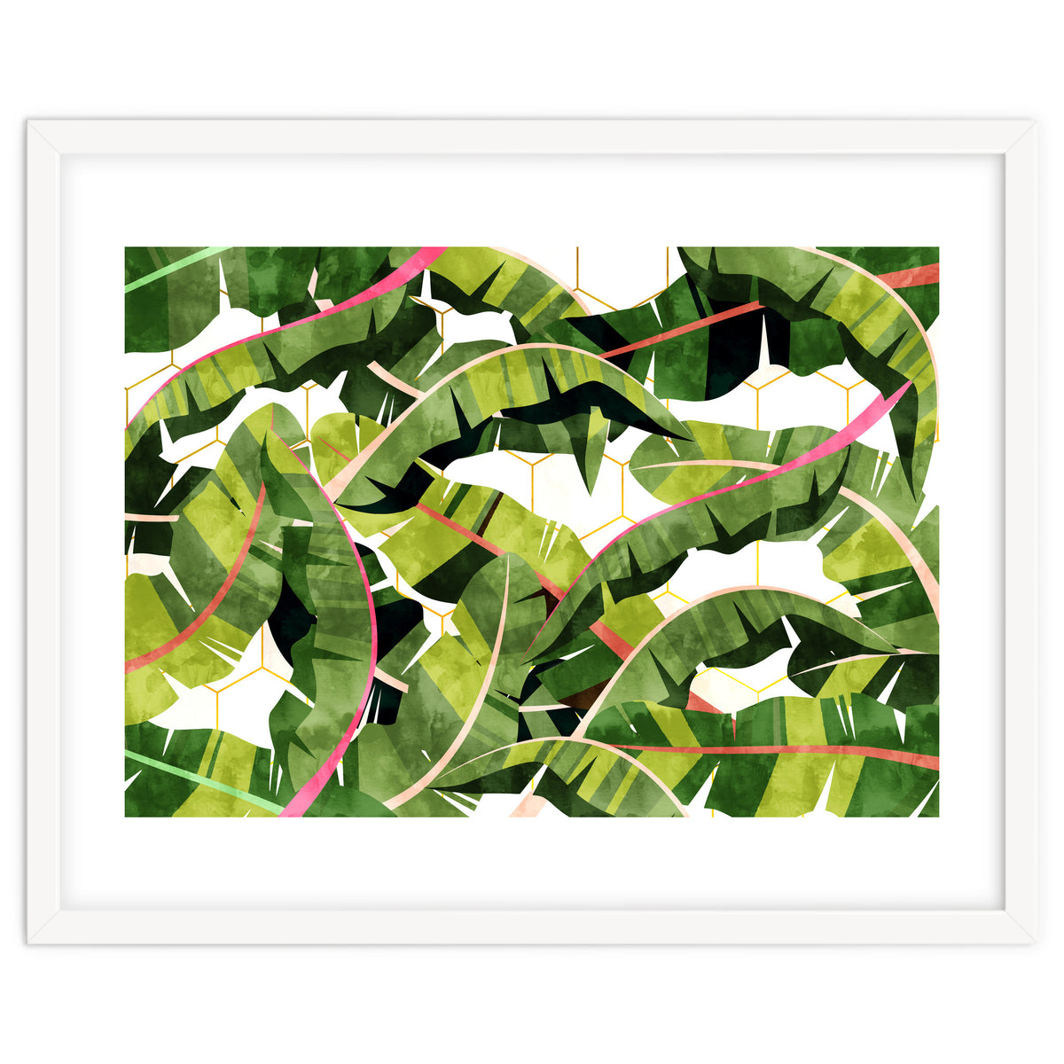 Banana Leaf Salad With Garlic Butter Dressing