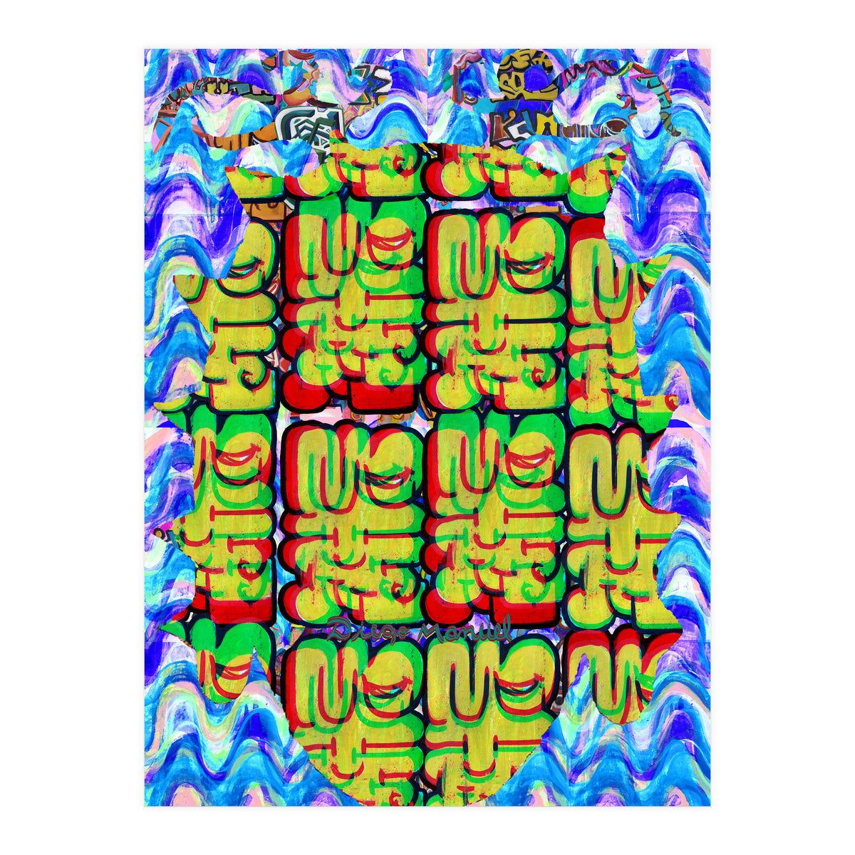 Graffiti Digital 9 (Print Only)