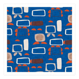 Mod Shapes Blue  (Print Only) thumbnail