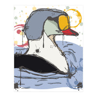 Male King Eider Duck Sketch (Print Only)