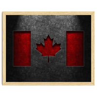 Canadian Flag Stone Texture
