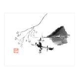 Fishermen on river li (Print Only) thumbnail