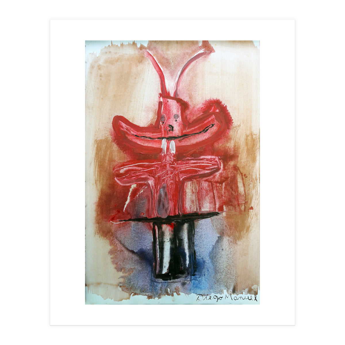 Conejo en la galera (Print Only)