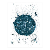 Indigo Blue Botanical Leaves No. 8 (Print Only) thumbnail