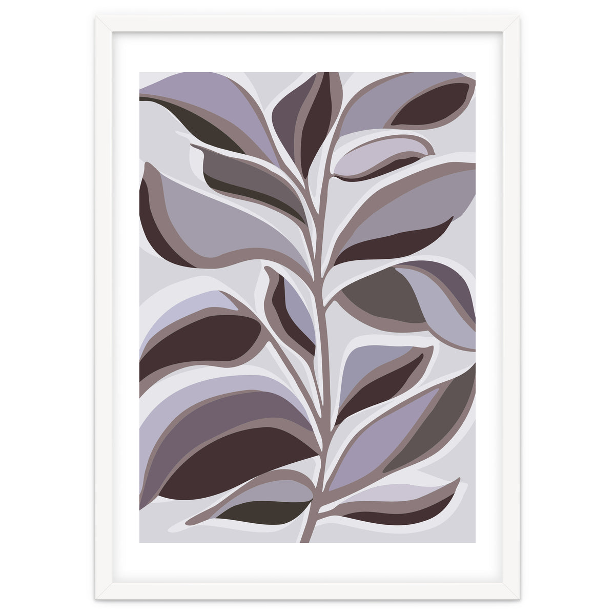 Lavender Floral Abstract