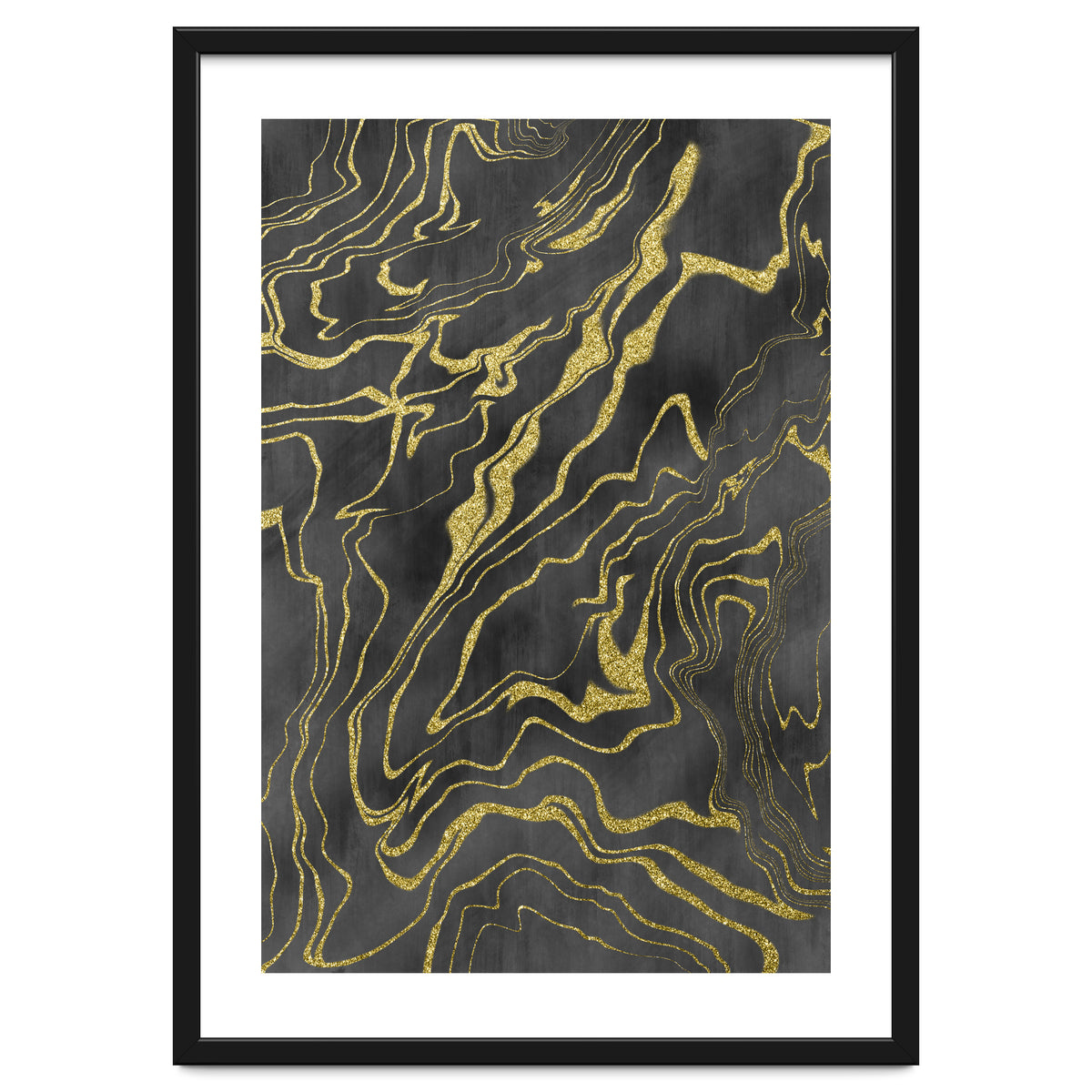 Golden Flows No. 9