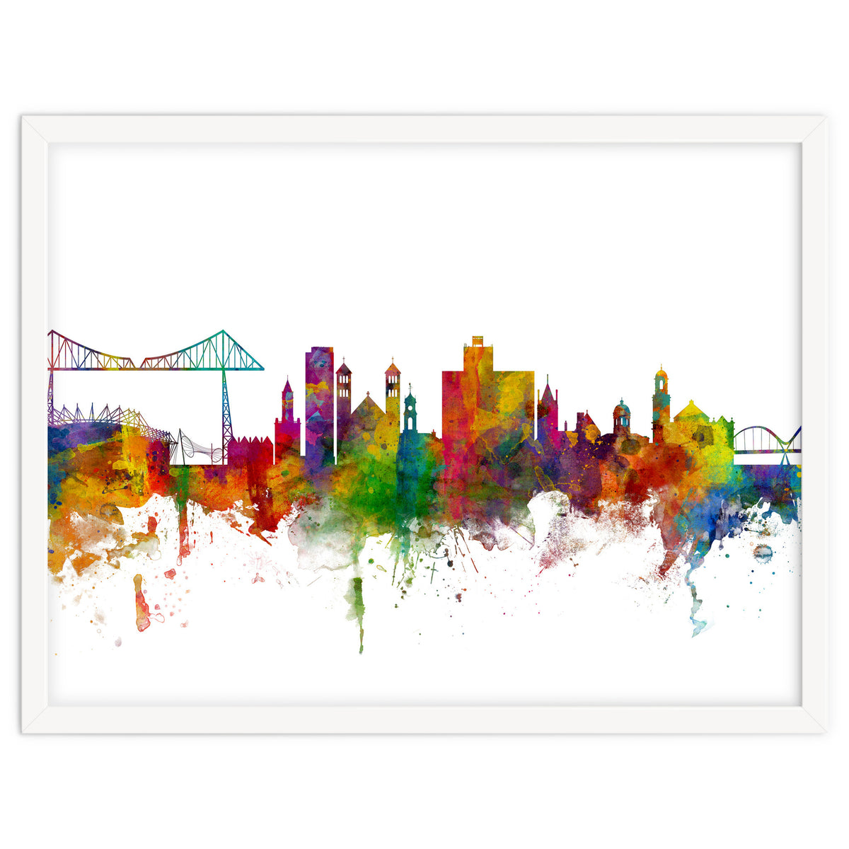 Middlesbrough England Skyline