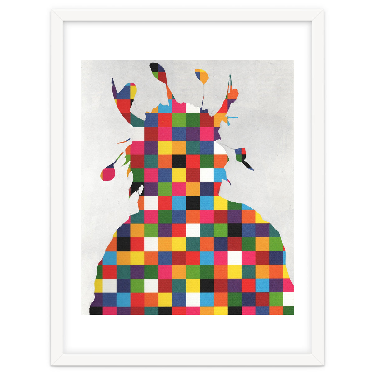 Indian Portrait Disaster · Kicking Bear Colorful Square