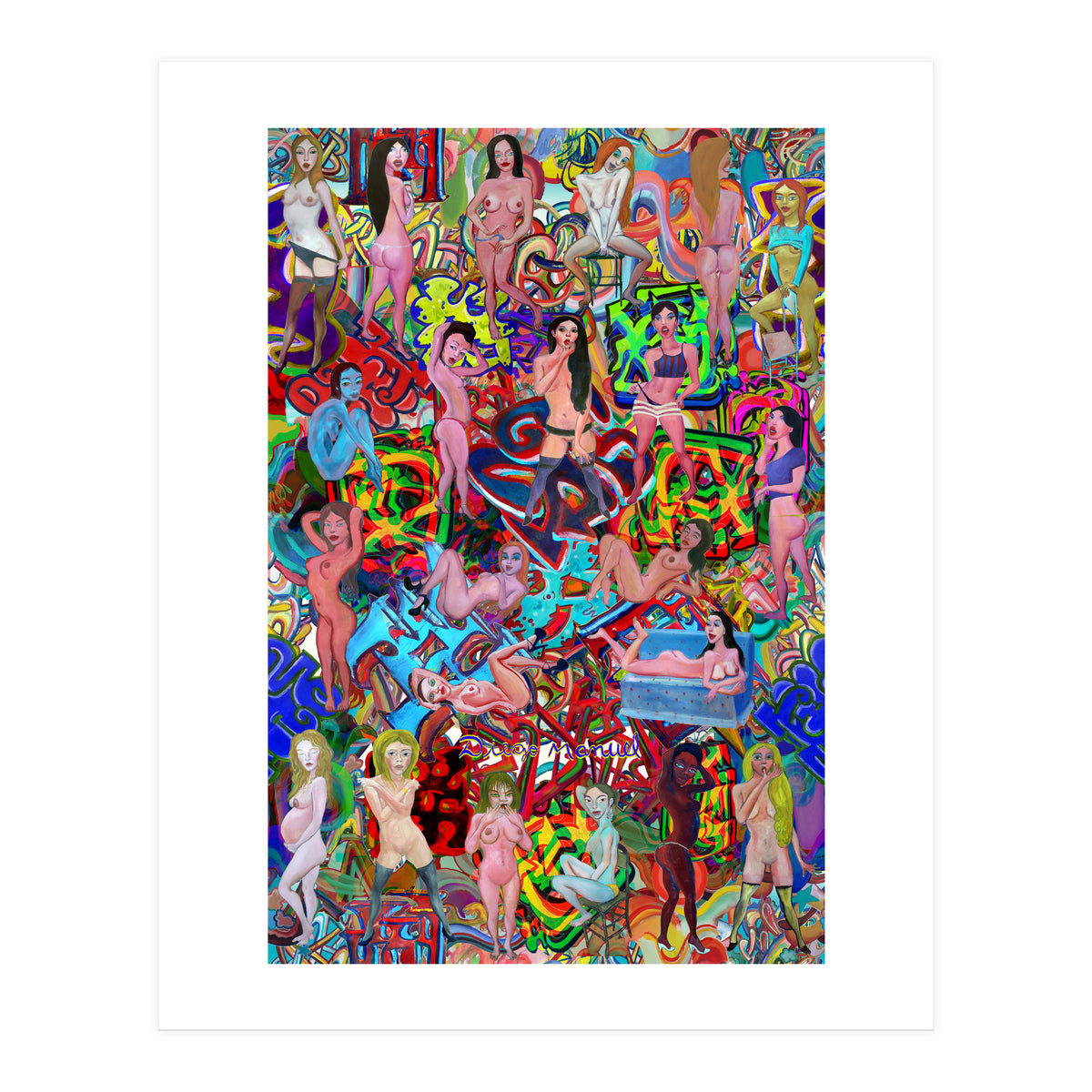 Chicas 3d 11 (Print Only)