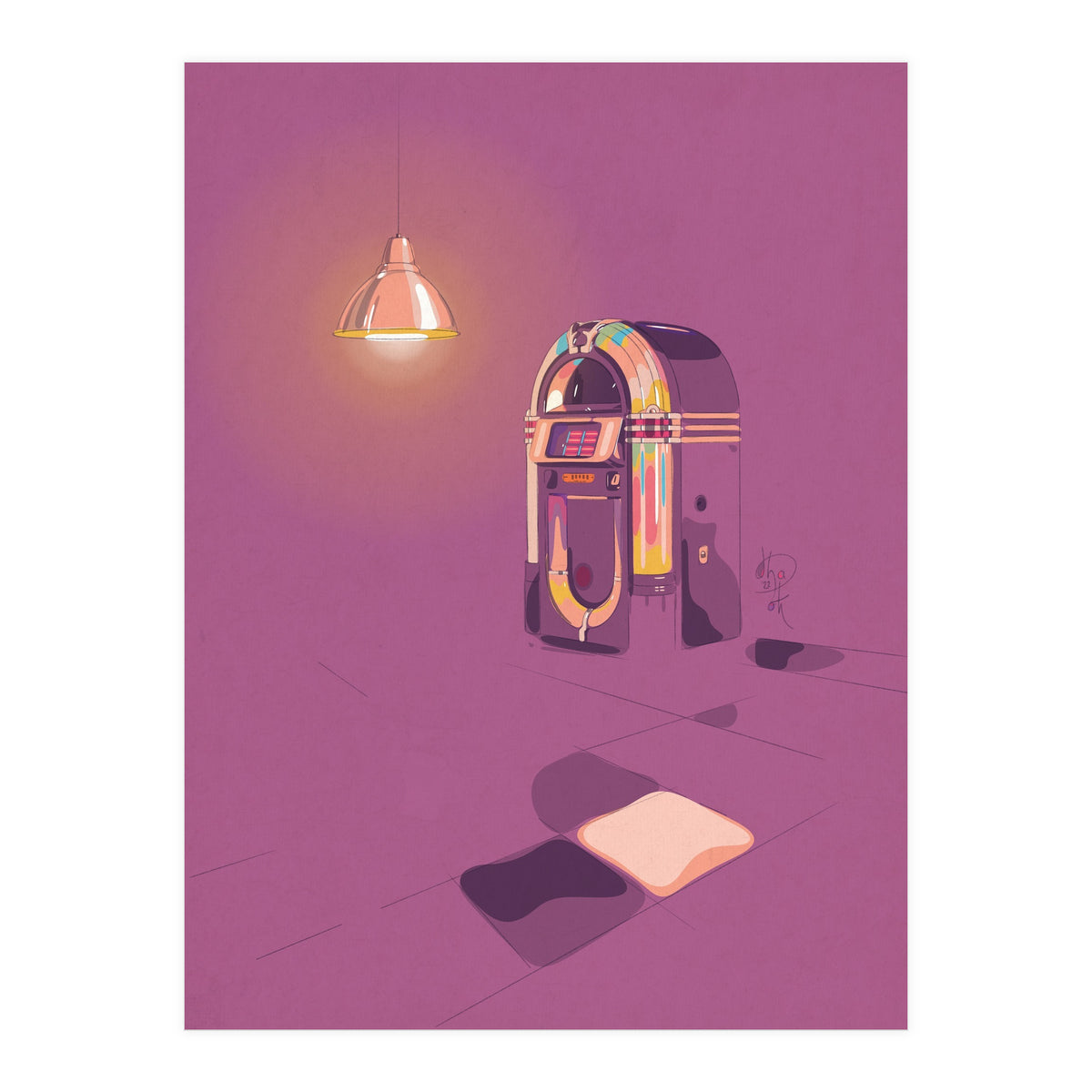 Wurlitzer Jukebox (Print Only)