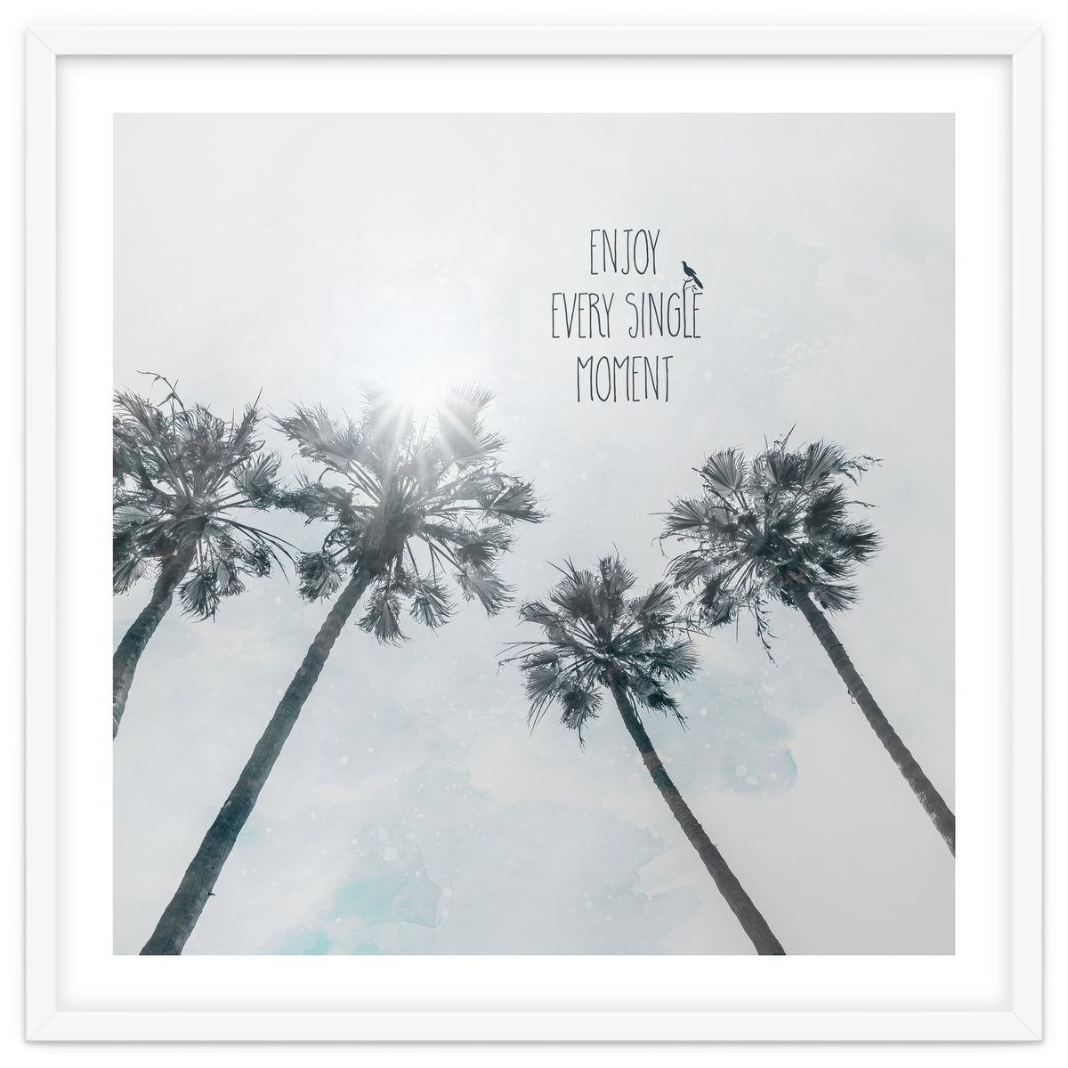 Palm trees with sun | enjoy every single moment