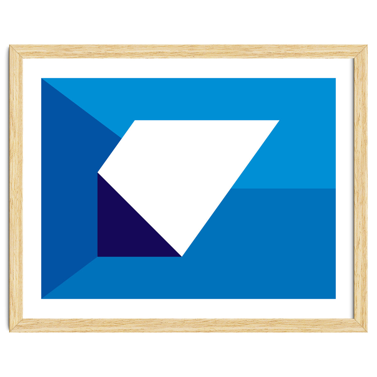 Geometric Shapes No. 32 -  blues