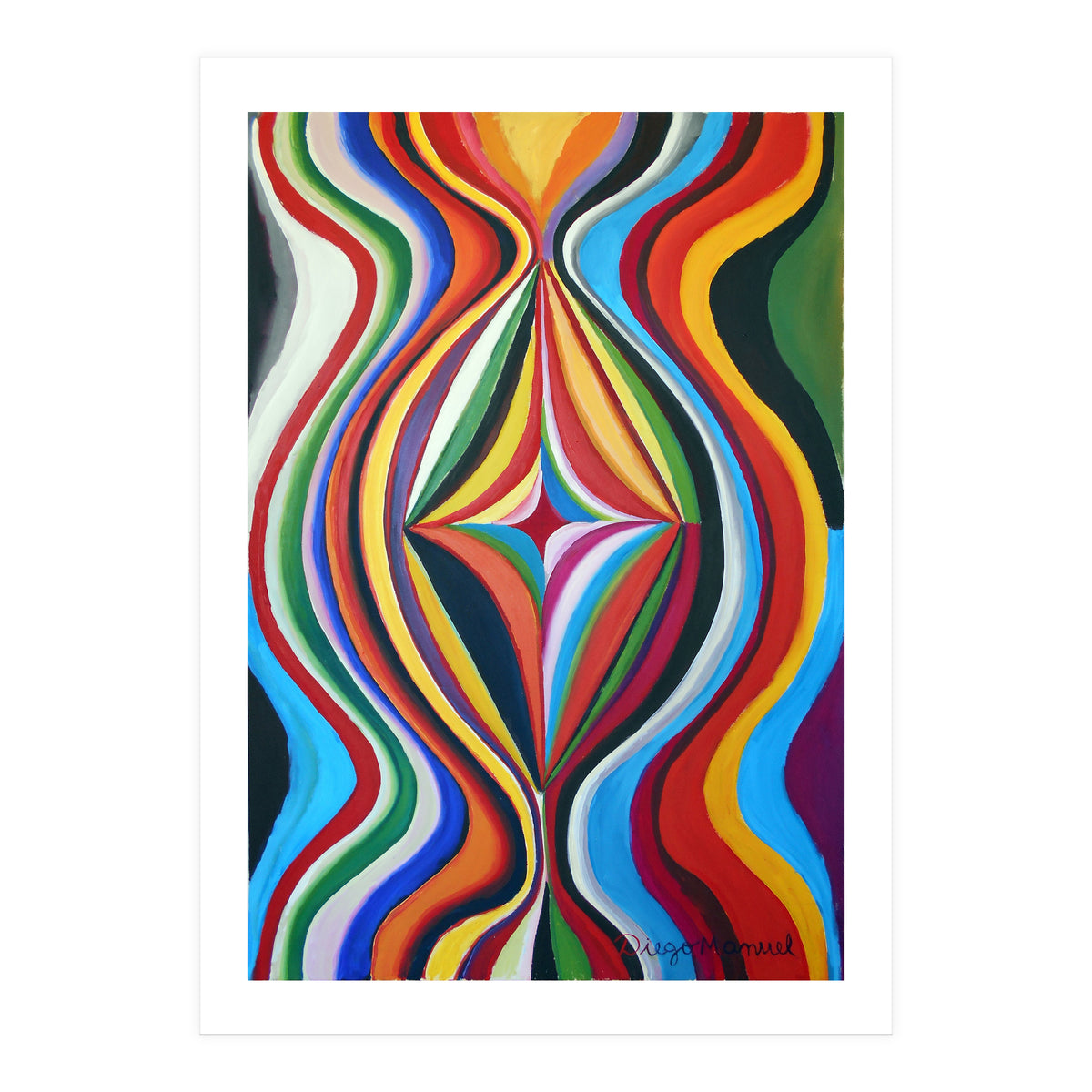 Graffiti Con Rombo (Print Only)