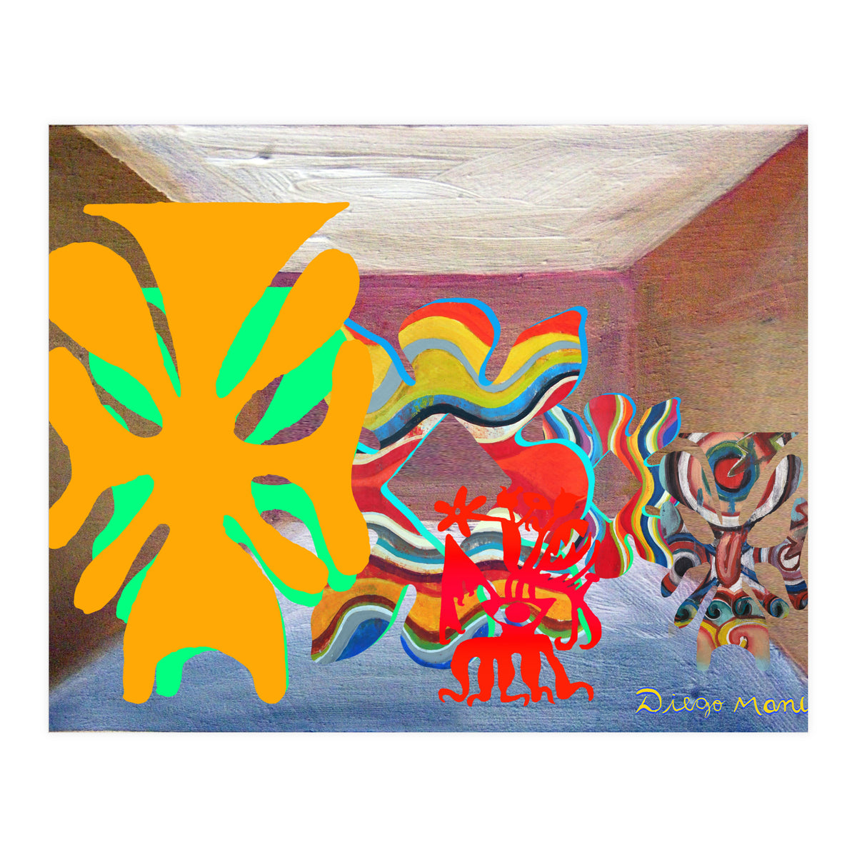 Pop Abstract Escena 2023 2 (Print Only)