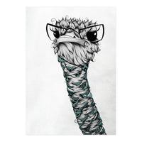 Poetic Ostrich (Print Only)
