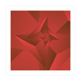Redish Trendy Triangle  (Print Only) thumbnail