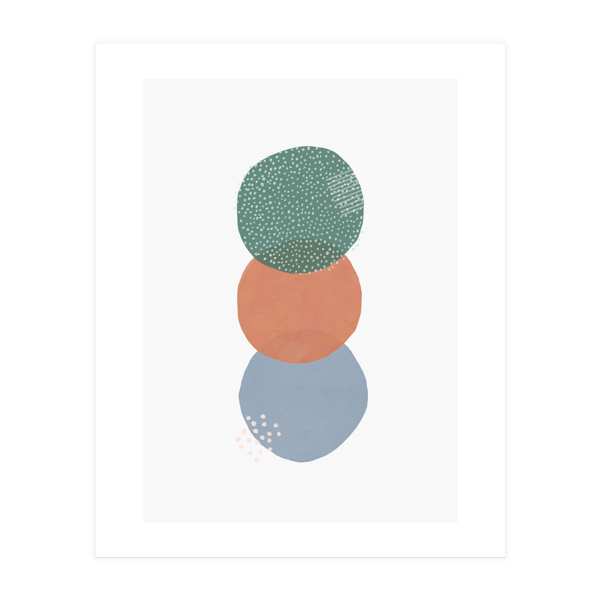 Abstract Soft Circles Part 2 (Print Only)