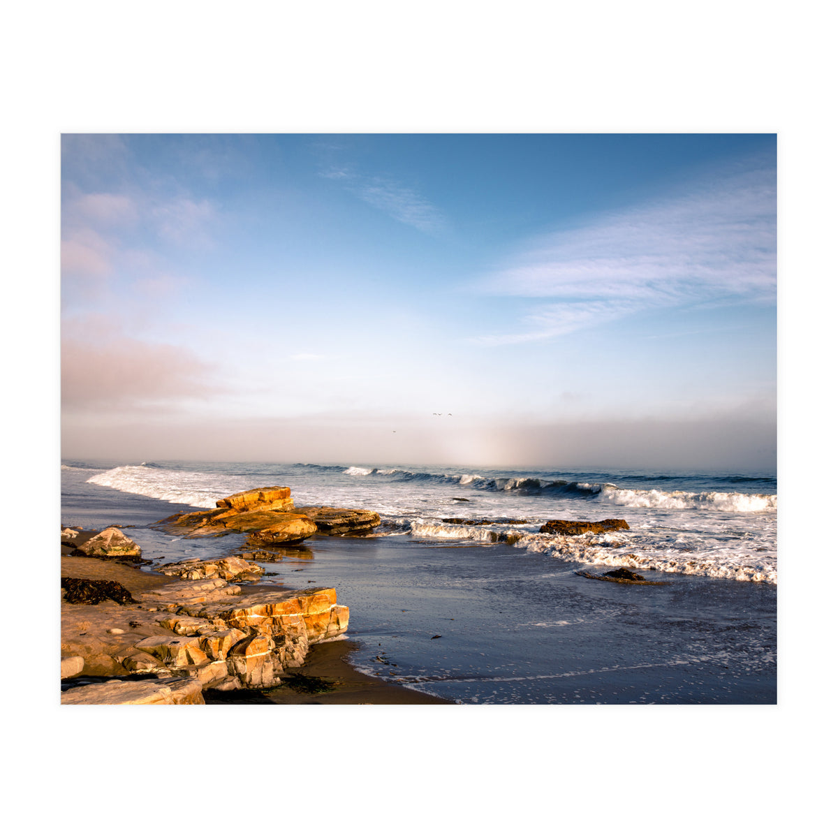 Foggy Beach (Print Only)