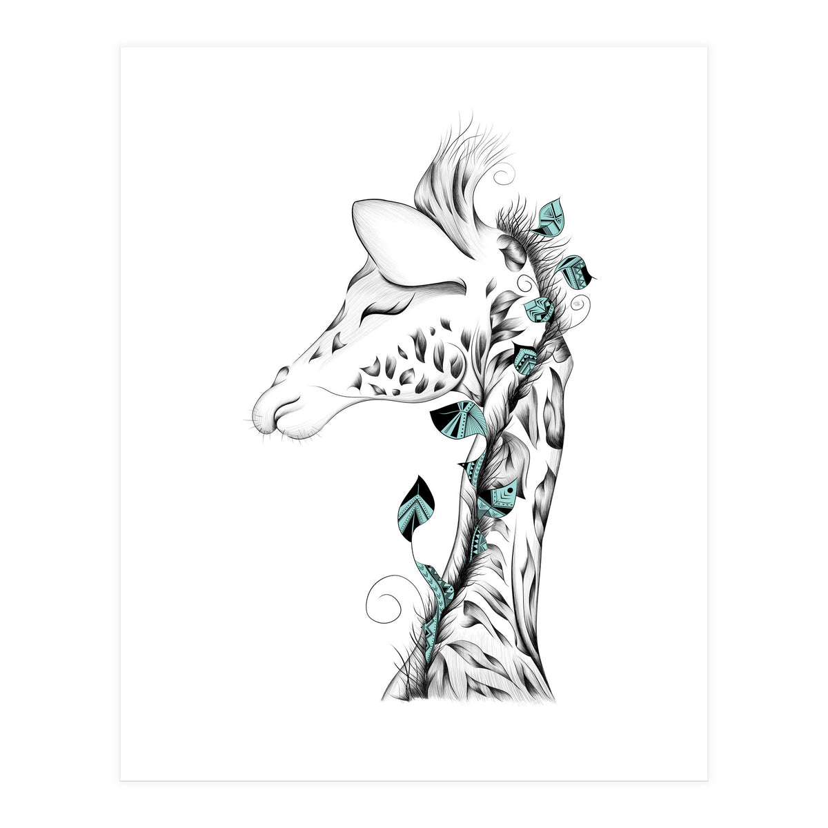 Poetic Giraffe (Print Only)
