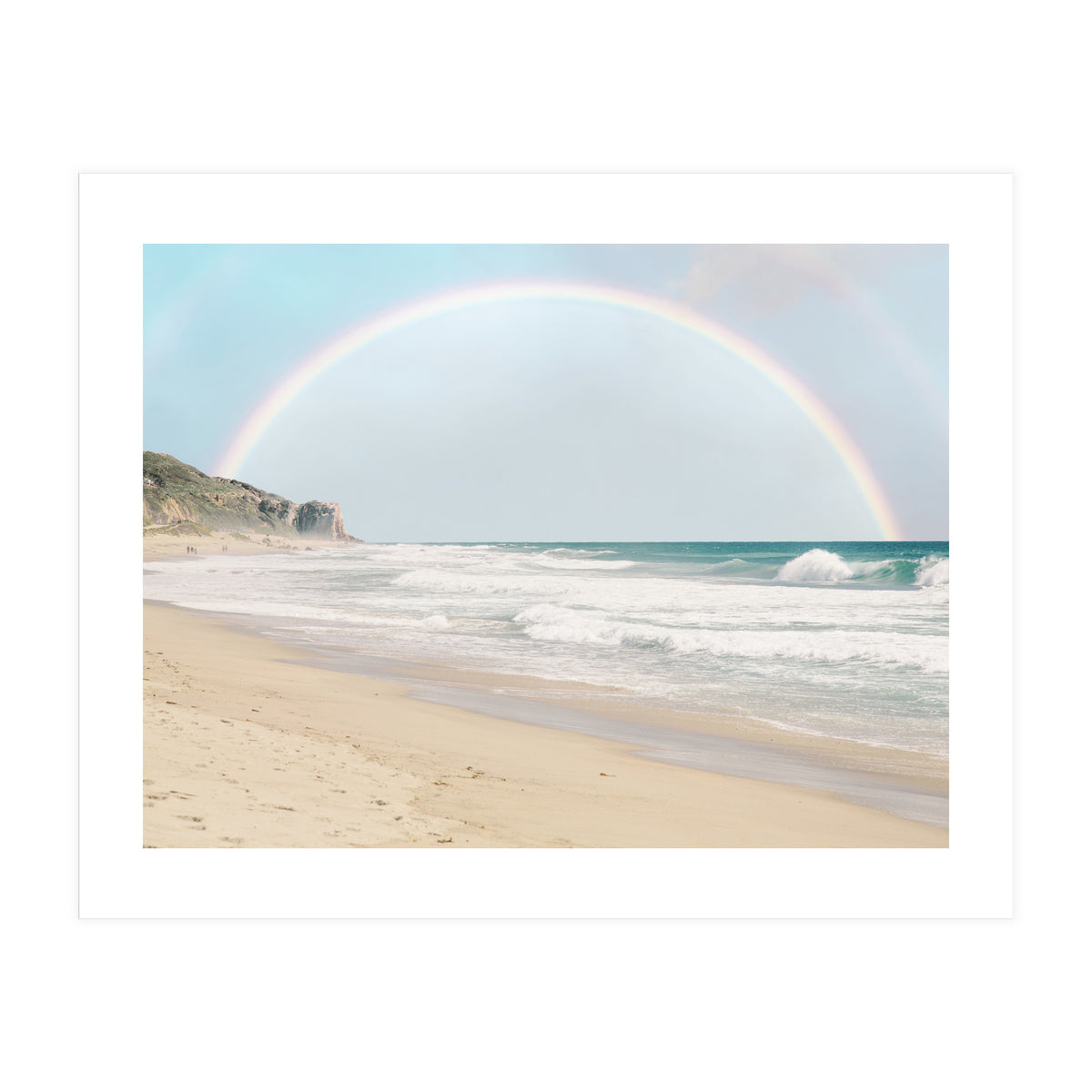 Malibu Beach Rainbow (Print Only)