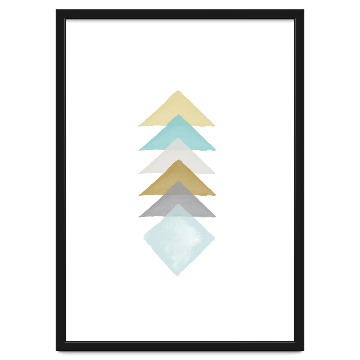 Watercolor Triangles
