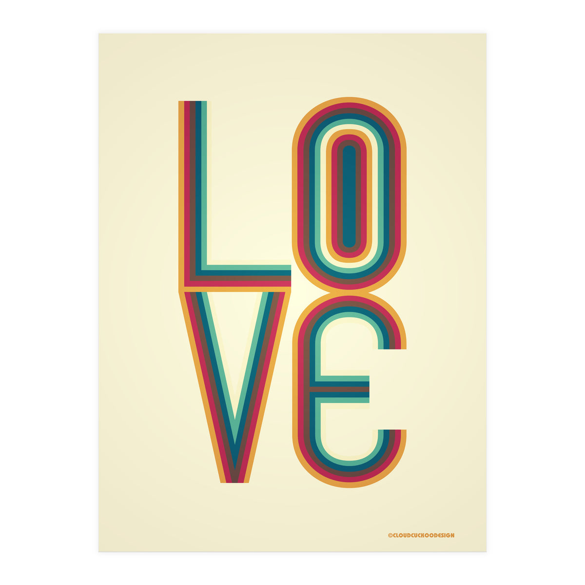 1970s Retro Love (Print Only)