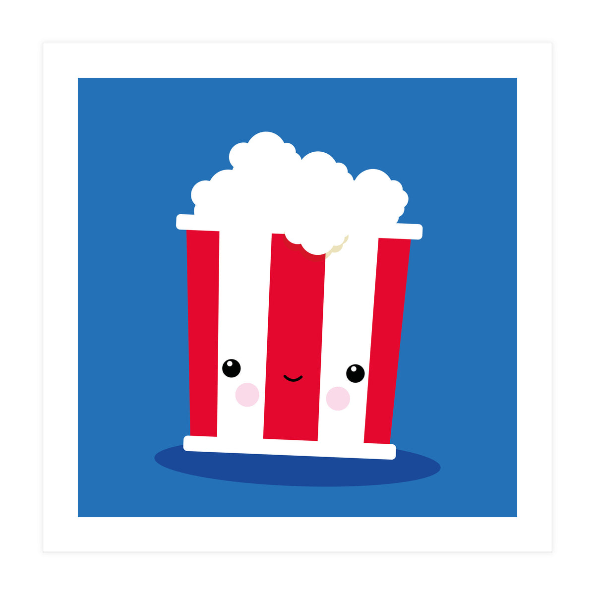 Chill Out Kawaii Popcorn (Print Only)