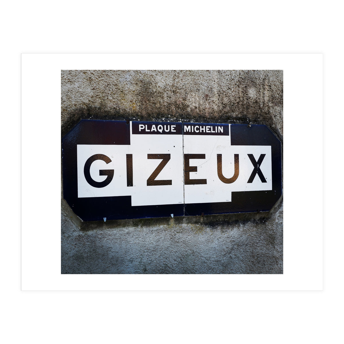 French sign: Gizeux (Print Only)