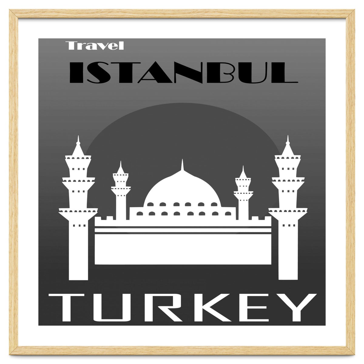 Istanbul Travel Poster