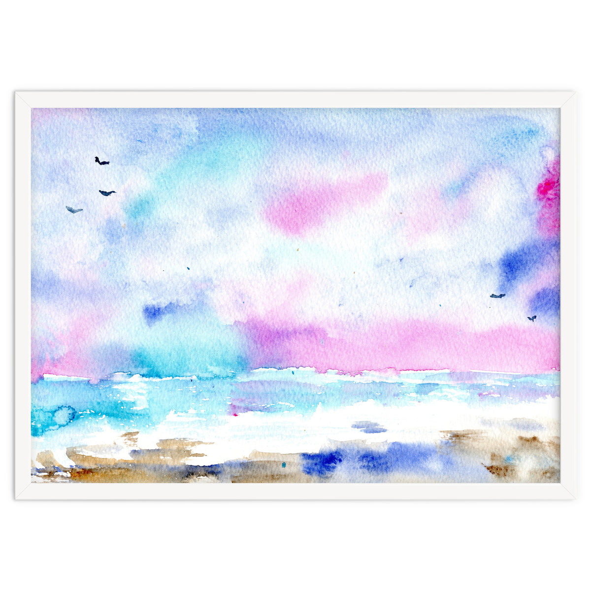 Tenderness of the sea || watercolor