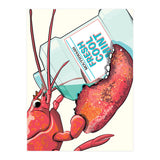 Lobster Drinking Mouthwash (Print Only) thumbnail