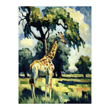 Giraffe Impressionist Painting (Print Only) thumbnail