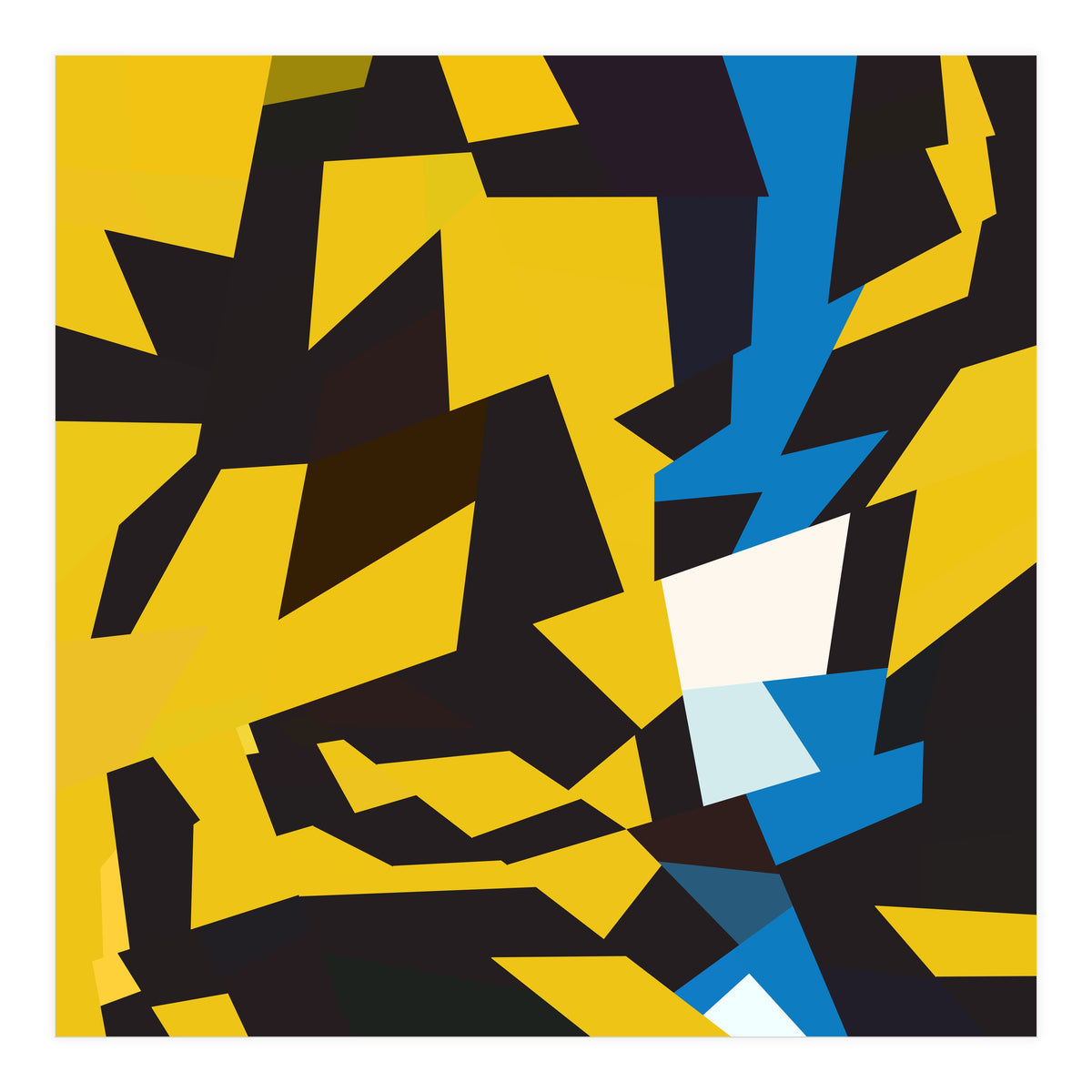 Blue and Yellow (Print Only)