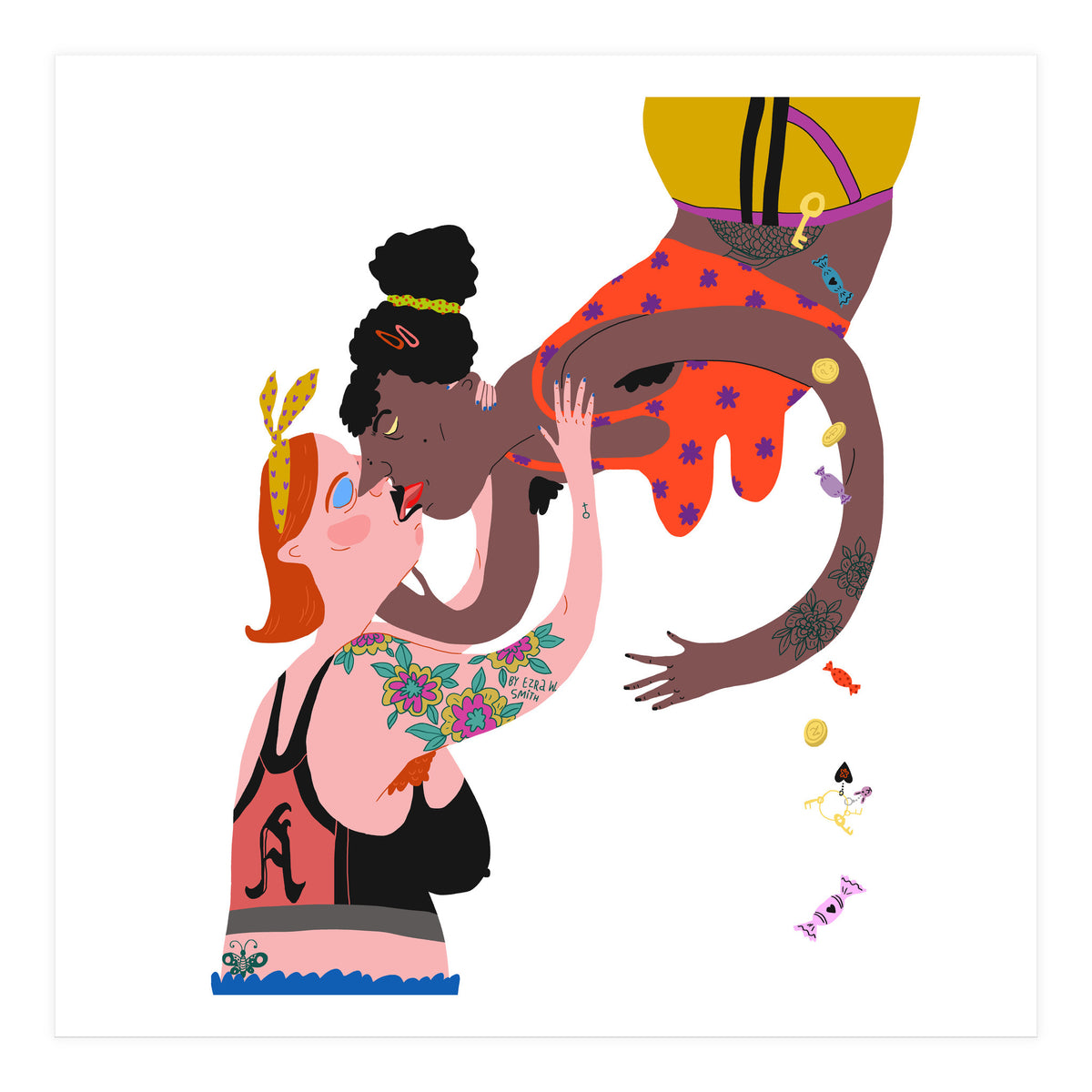 Hello Kiss (Print Only)