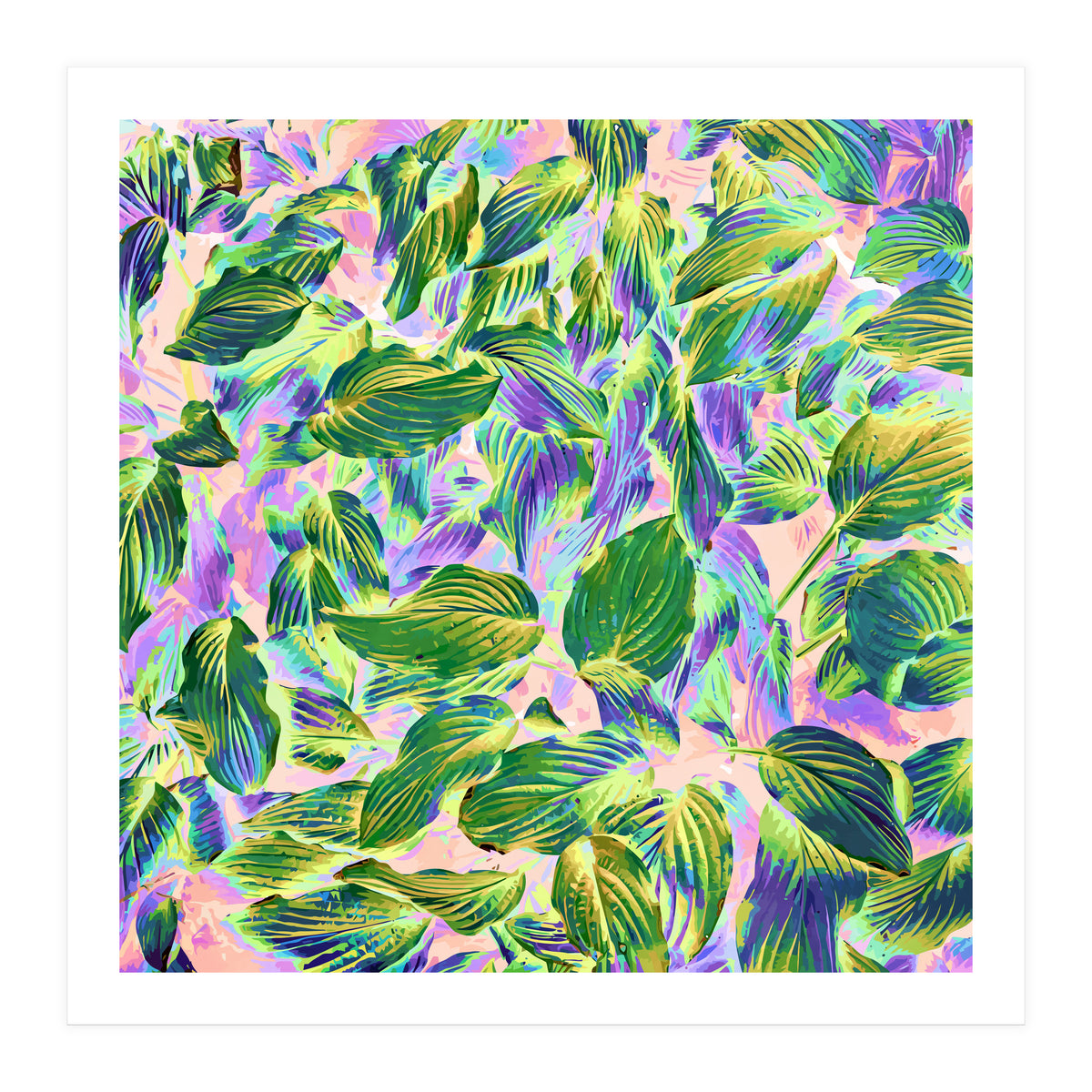 Happy Leaves (Print Only)