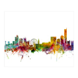Manchester England Skyline (Print Only) thumbnail