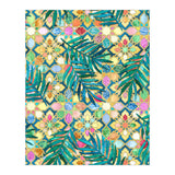 Gilded Moroccan Mosaic Tiles with Palm Leaves  (Print Only) thumbnail